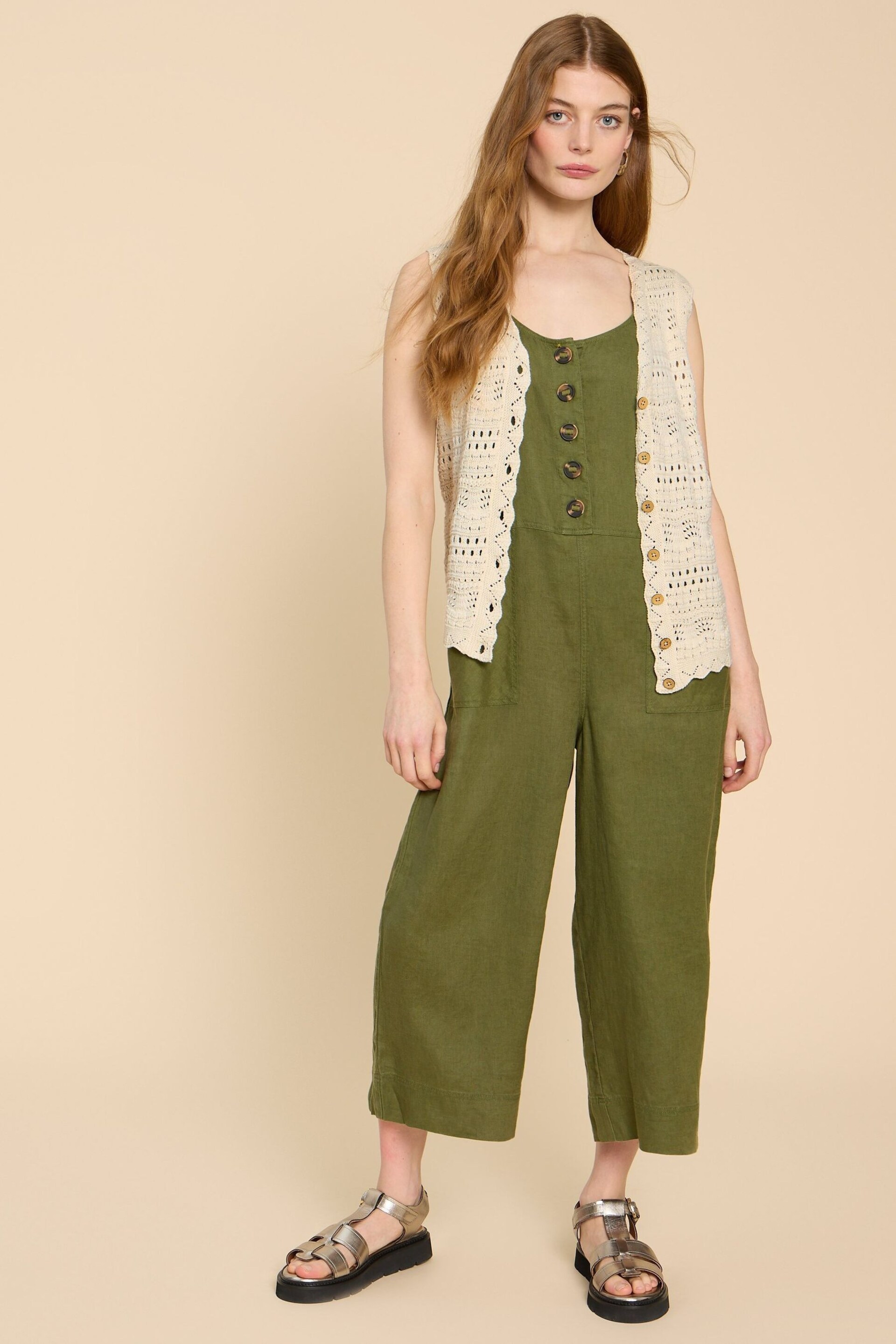 White Stuff Natural Pippa Waistcoat - Image 5 of 9