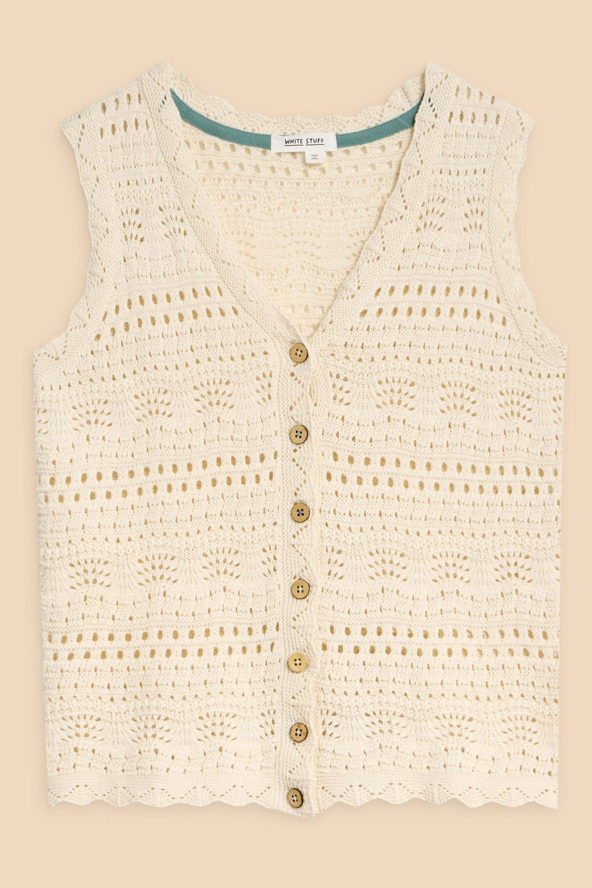 White Stuff Natural Pippa Waistcoat - Image 7 of 9