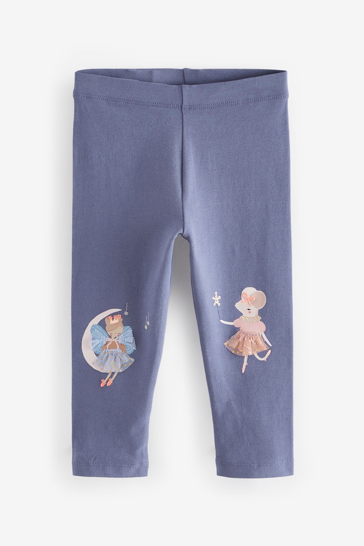 Blue Fairy Embellished Leggings (3mths-7yrs) - Image 1 of 3