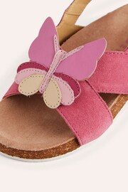 Boden Pink Butterfly Novelty Cross Over Sandals - Image 3 of 3