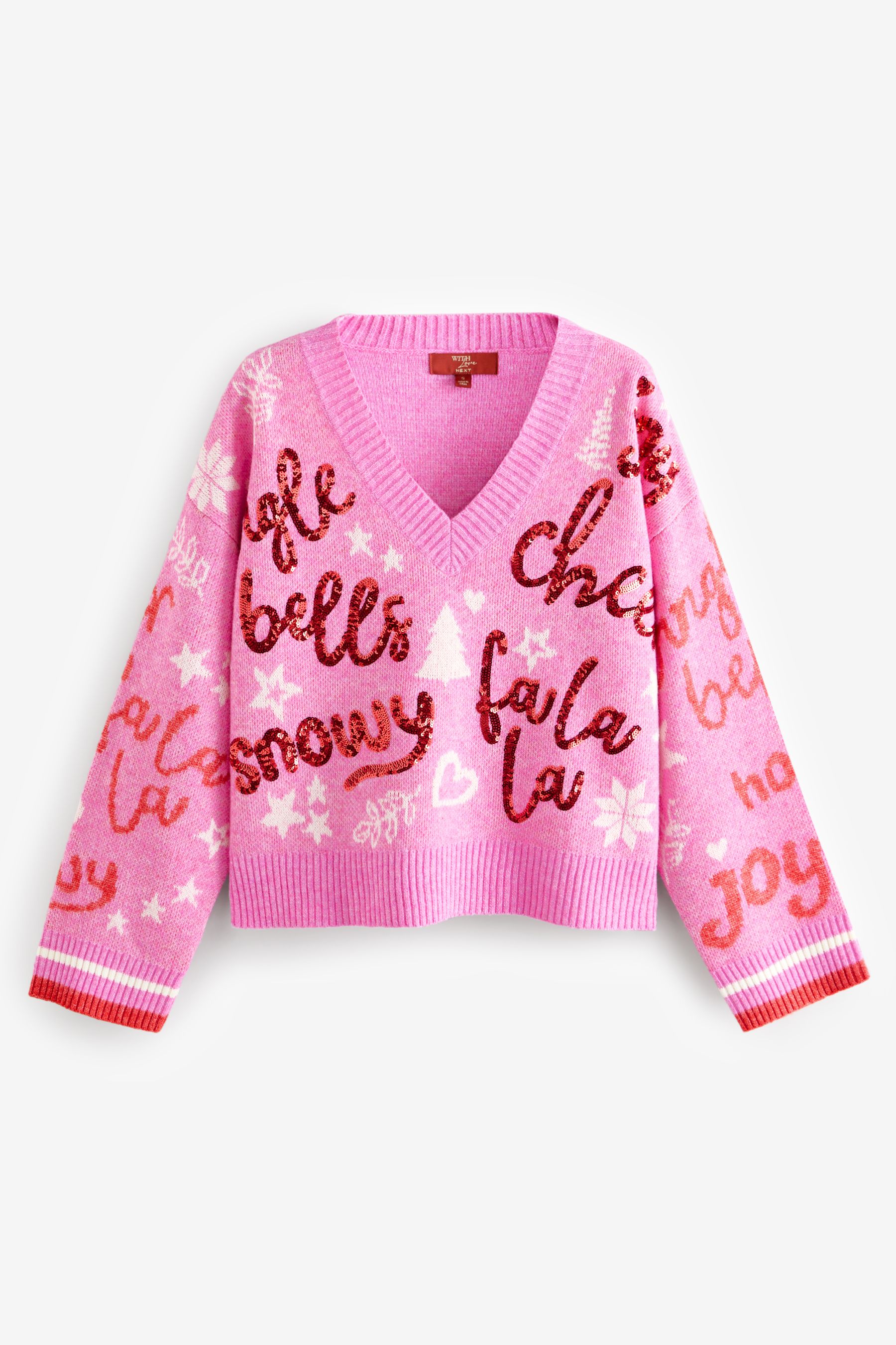 Cropped xmas jumper on sale