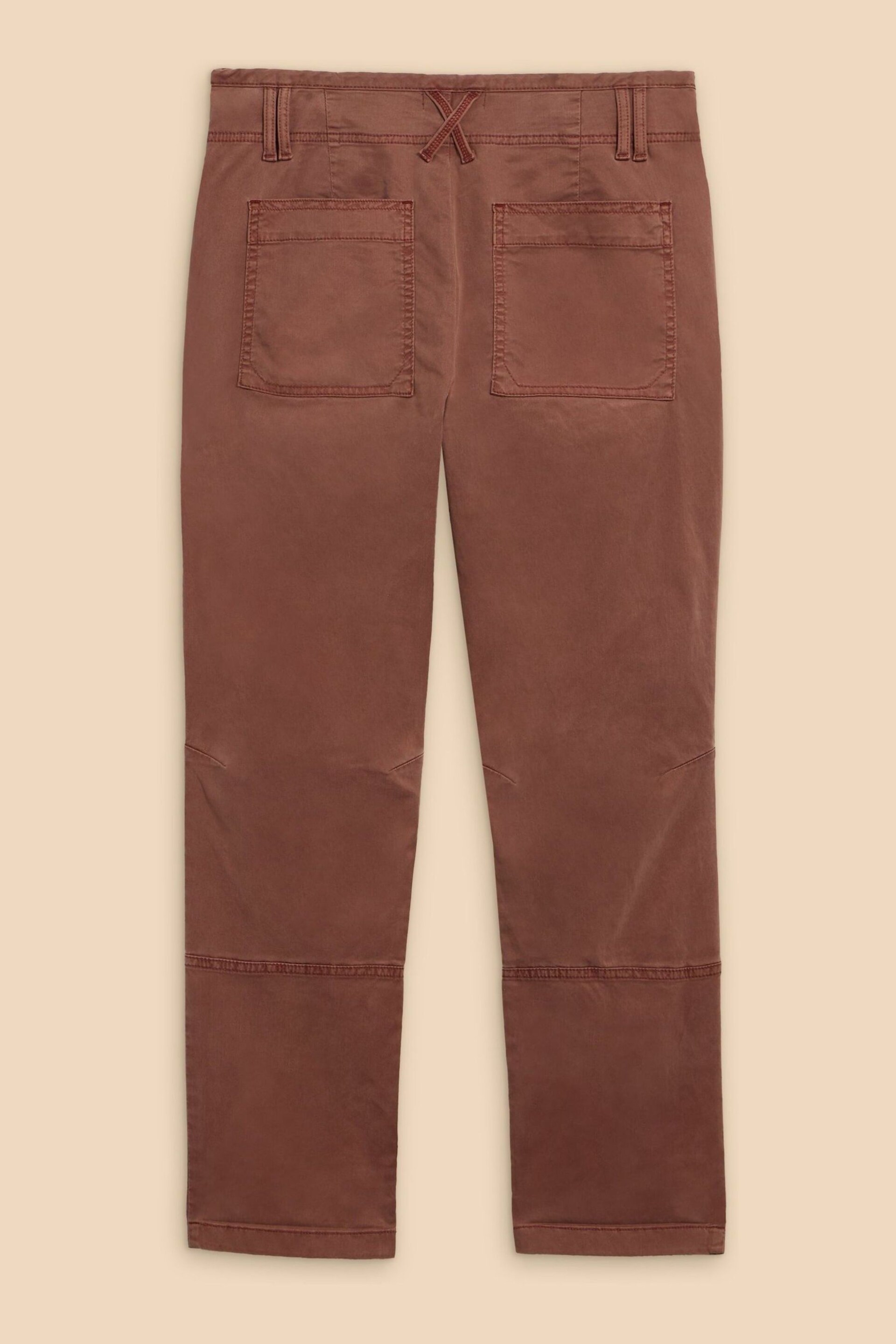 White Stuff Brown Blaire Trousers - Image 6 of 7