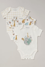 Homegrown Printed White Bodysuit Set 3 Pack - Image 1 of 4