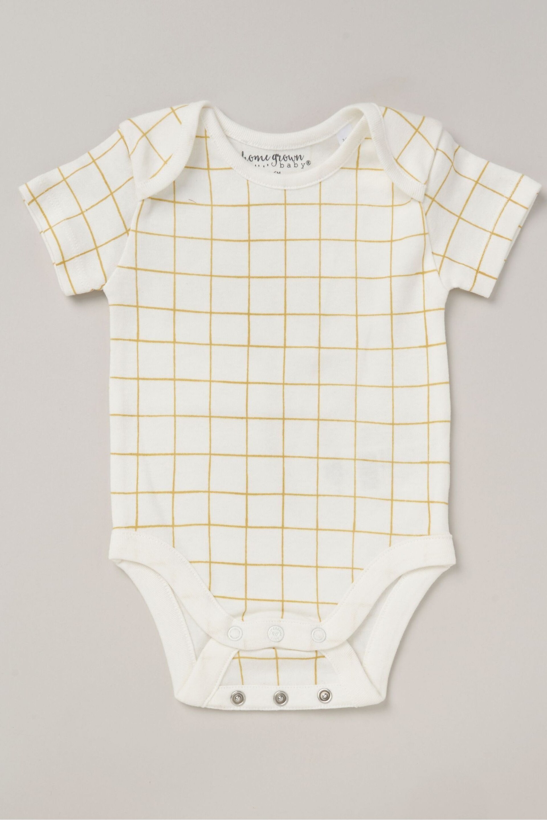 Homegrown Printed White Bodysuit Set 3 Pack - Image 2 of 4