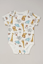 Homegrown Printed White Bodysuit Set 3 Pack - Image 3 of 4