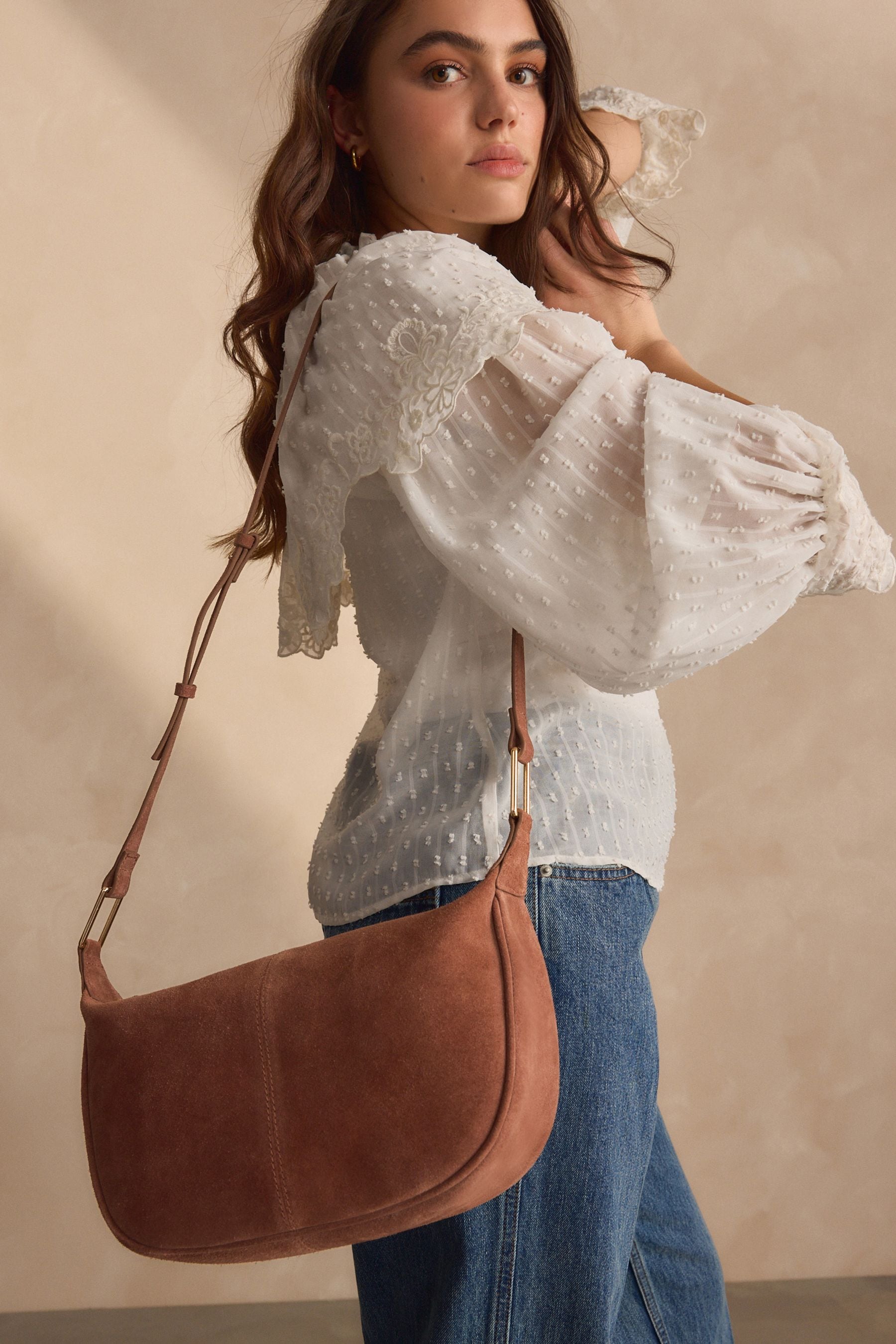 Next suede bag online