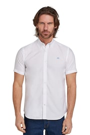 Raging Bull Short Sleeve Lightweight Oxford White Shirt - Image 1 of 7
