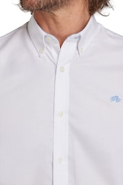 Raging Bull Short Sleeve Lightweight Oxford White Shirt - Image 4 of 7