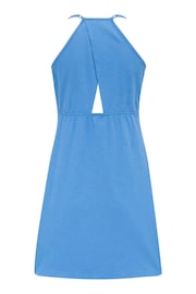 Pour Moi Blue Cotton Jersey Embroidered Chemise - Image 4 of 4