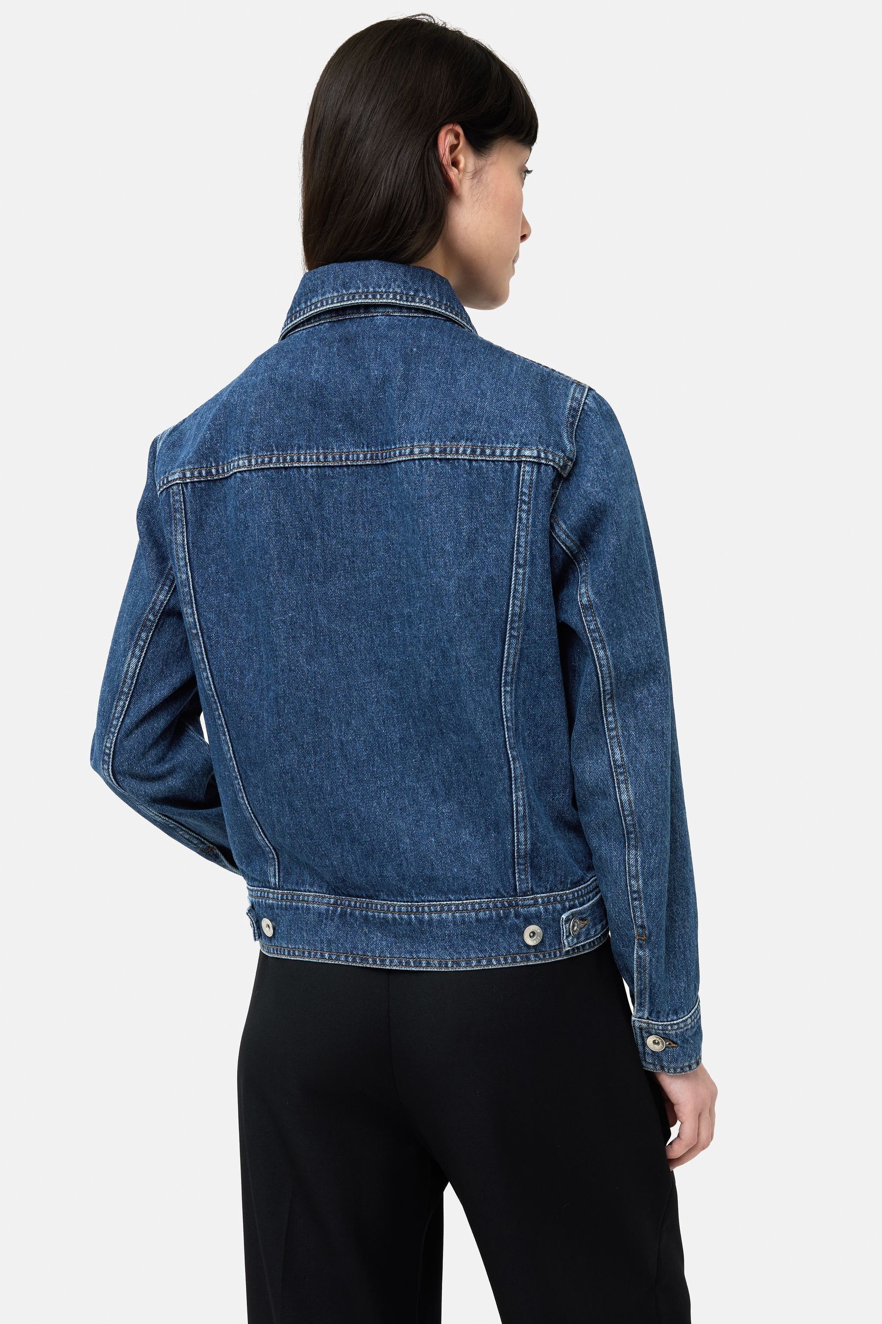 Jigsaw denim jacket store