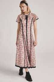 Cath Kidston Archive Ditsy Asymmetrical Hem Dress - Image 1 of 6