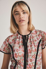 Cath Kidston Archive Ditsy Asymmetrical Hem Dress - Image 5 of 6