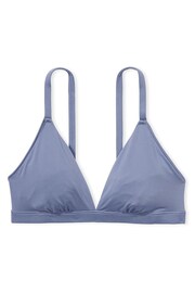 Victoria's Secret PINK Dusty Iris Blue Triangle Soft Stretch Bralette - Image 3 of 3