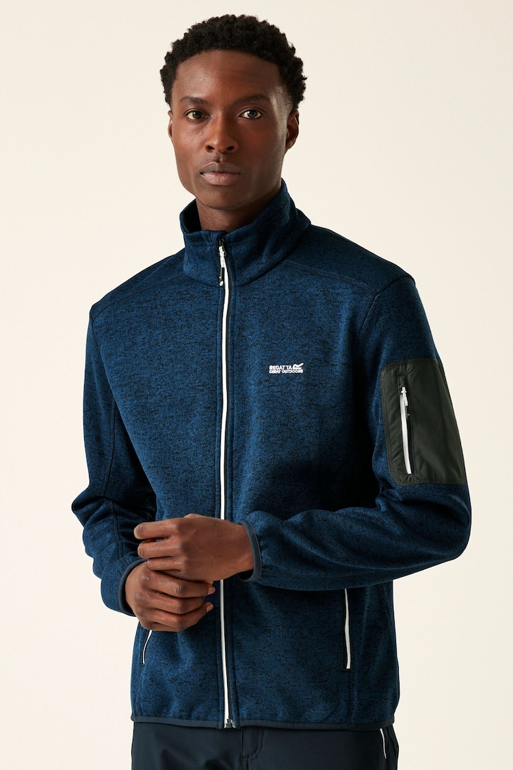 Regatta Blue Dark Newhill Full Zip Fleece - Image 1 of 9