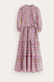 Boden Yellow Alba Tiered Cotton Maxi Dress - Image 6 of 6