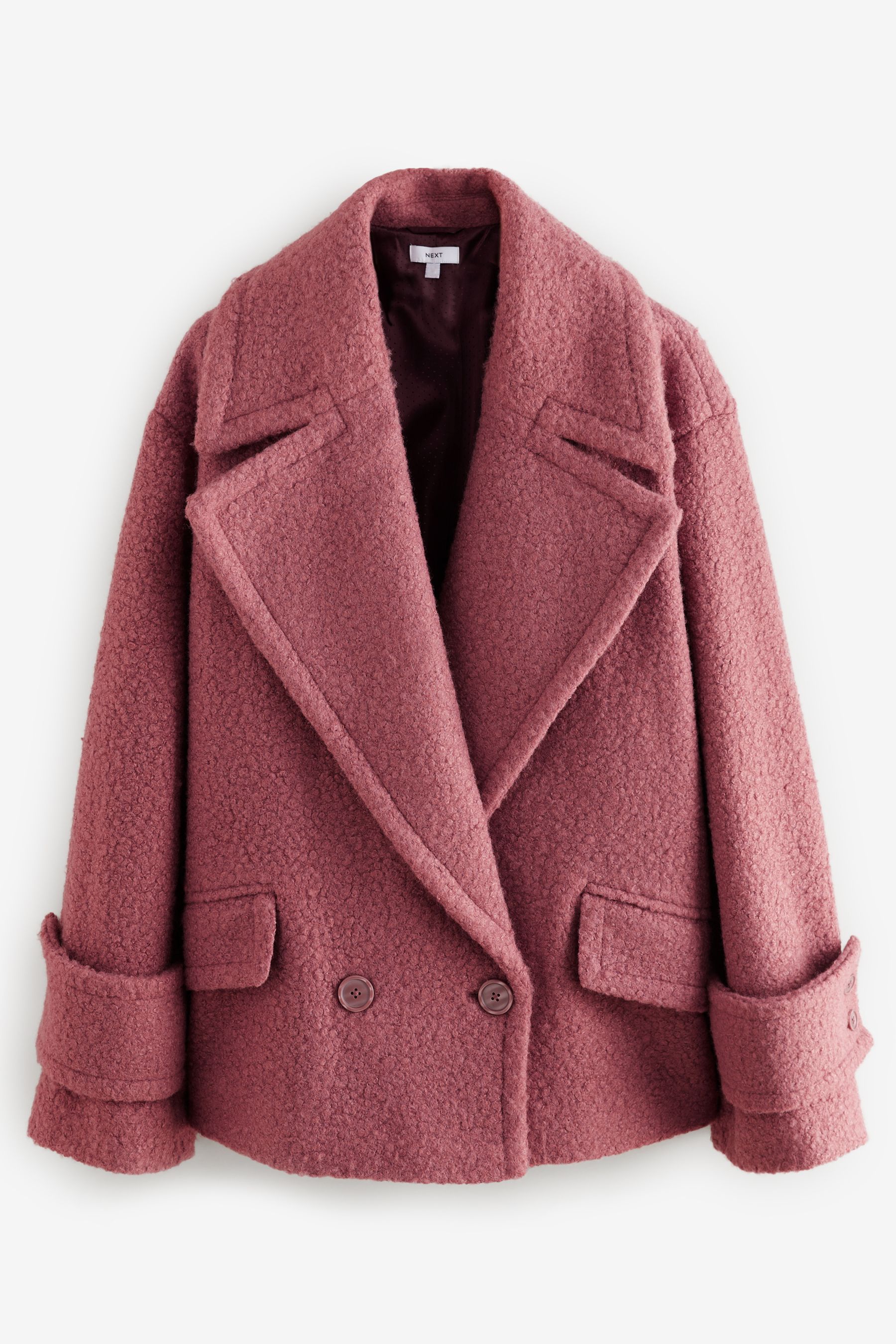 Pink pea coats 2025