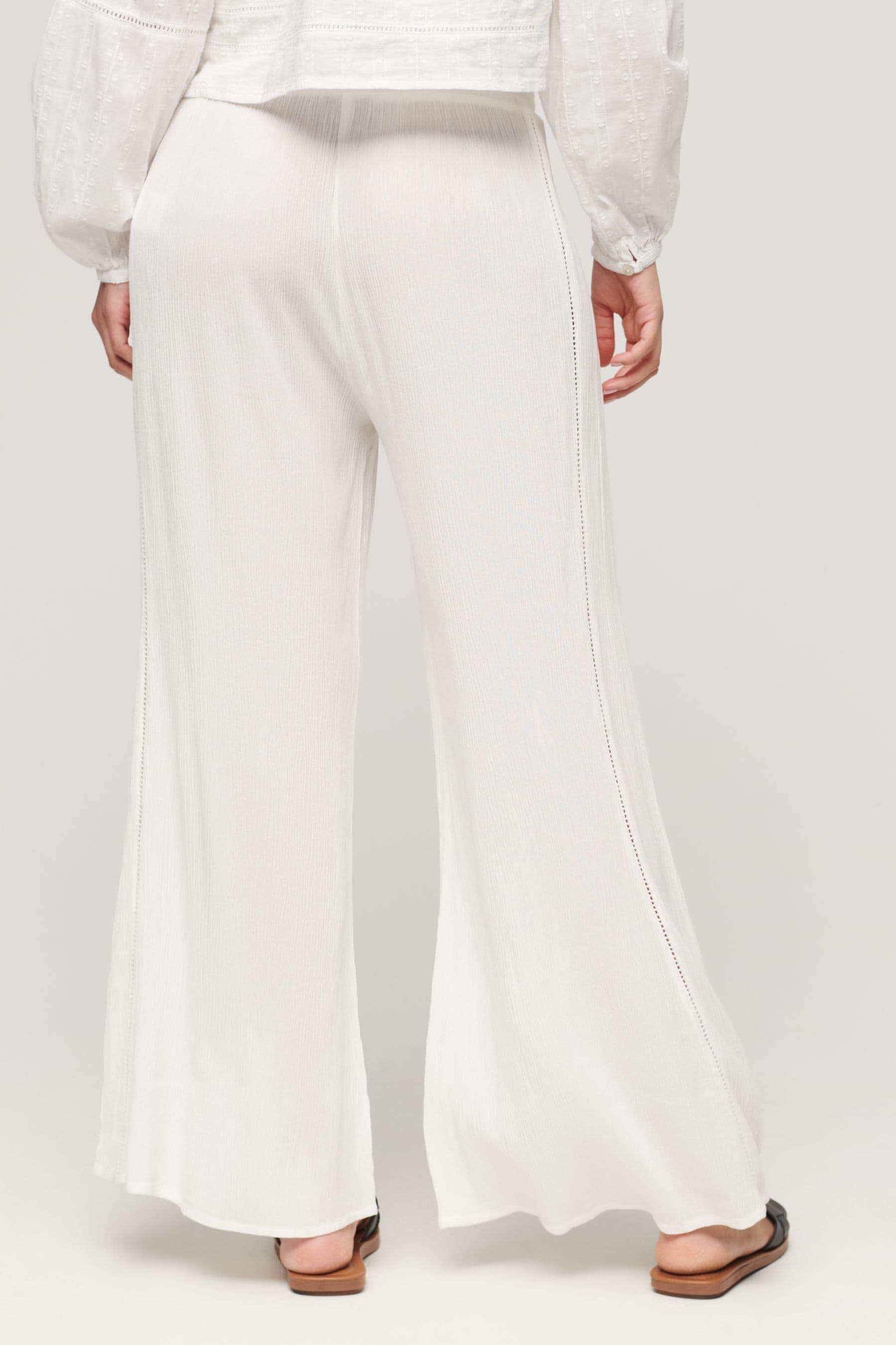 Buy Superdry White Beach Trousers from Next Canada