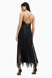 AllSaints Black Jasmine Dress - Image 6 of 7