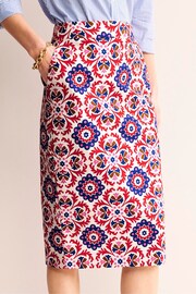 Boden Red Bi-Stretch Pencil Skirt - Image 4 of 5