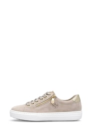 Rieker Womens Cream Zipper Shoes - Image 1 of 10