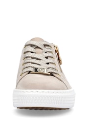 Rieker Womens Cream Zipper Shoes - Image 6 of 10