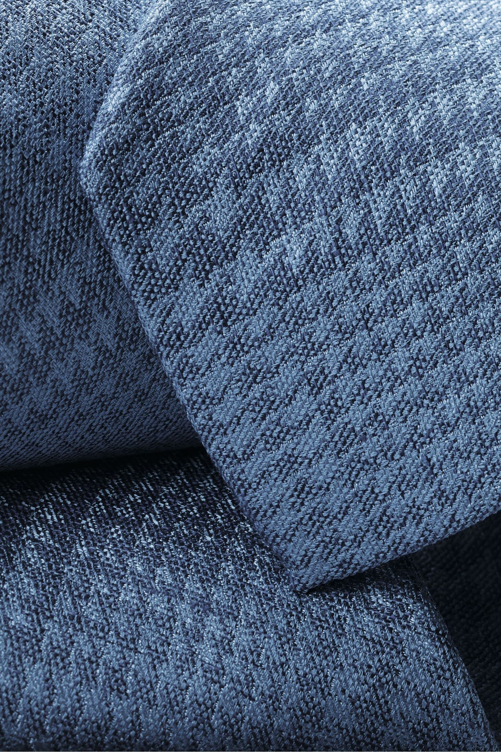 Charles Tyrwhitt Blue Silk Linen Tie - Image 2 of 2