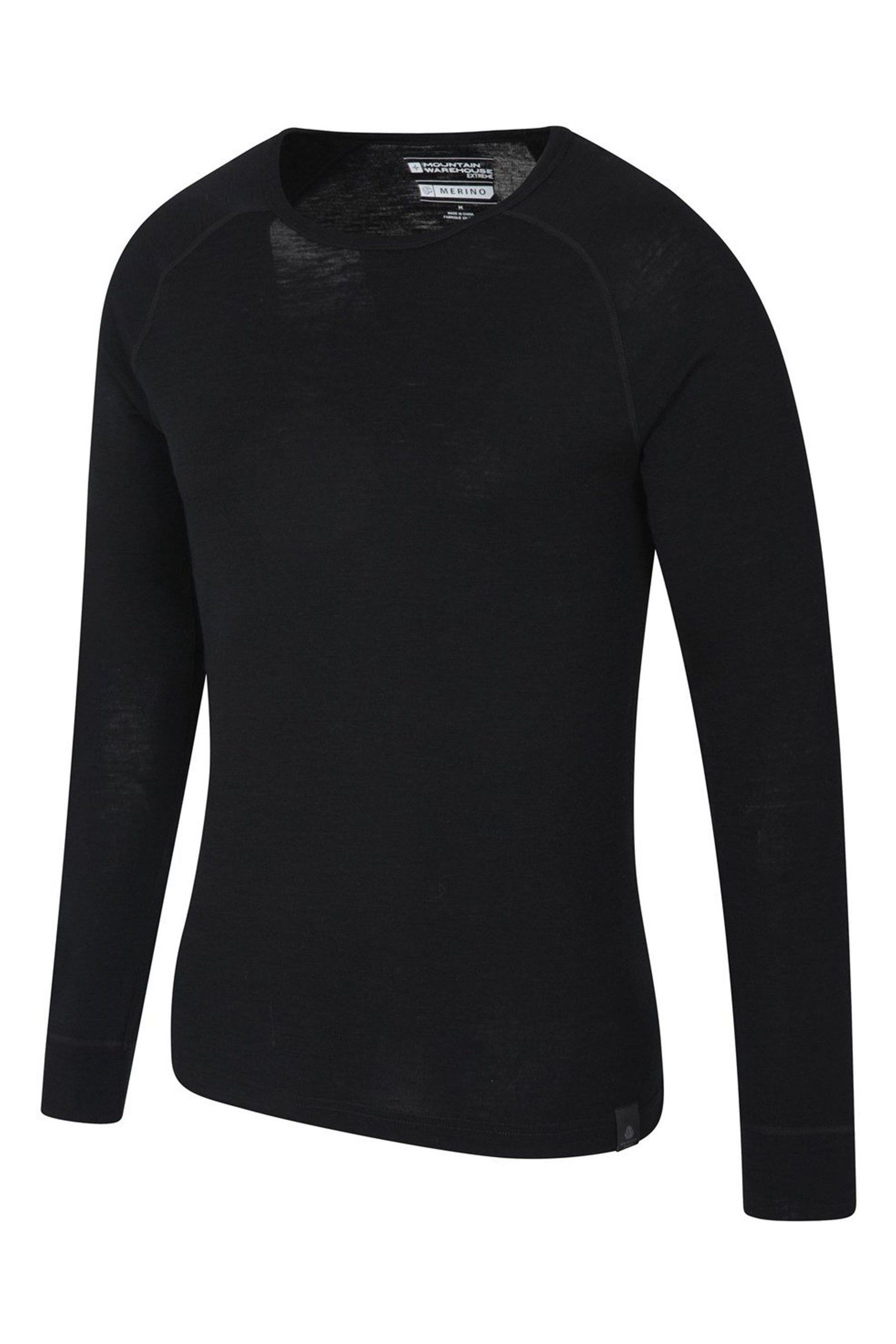Buy Mountain Warehouse Black Merino Thermal Tops 2 Pack from the Next UK online shop