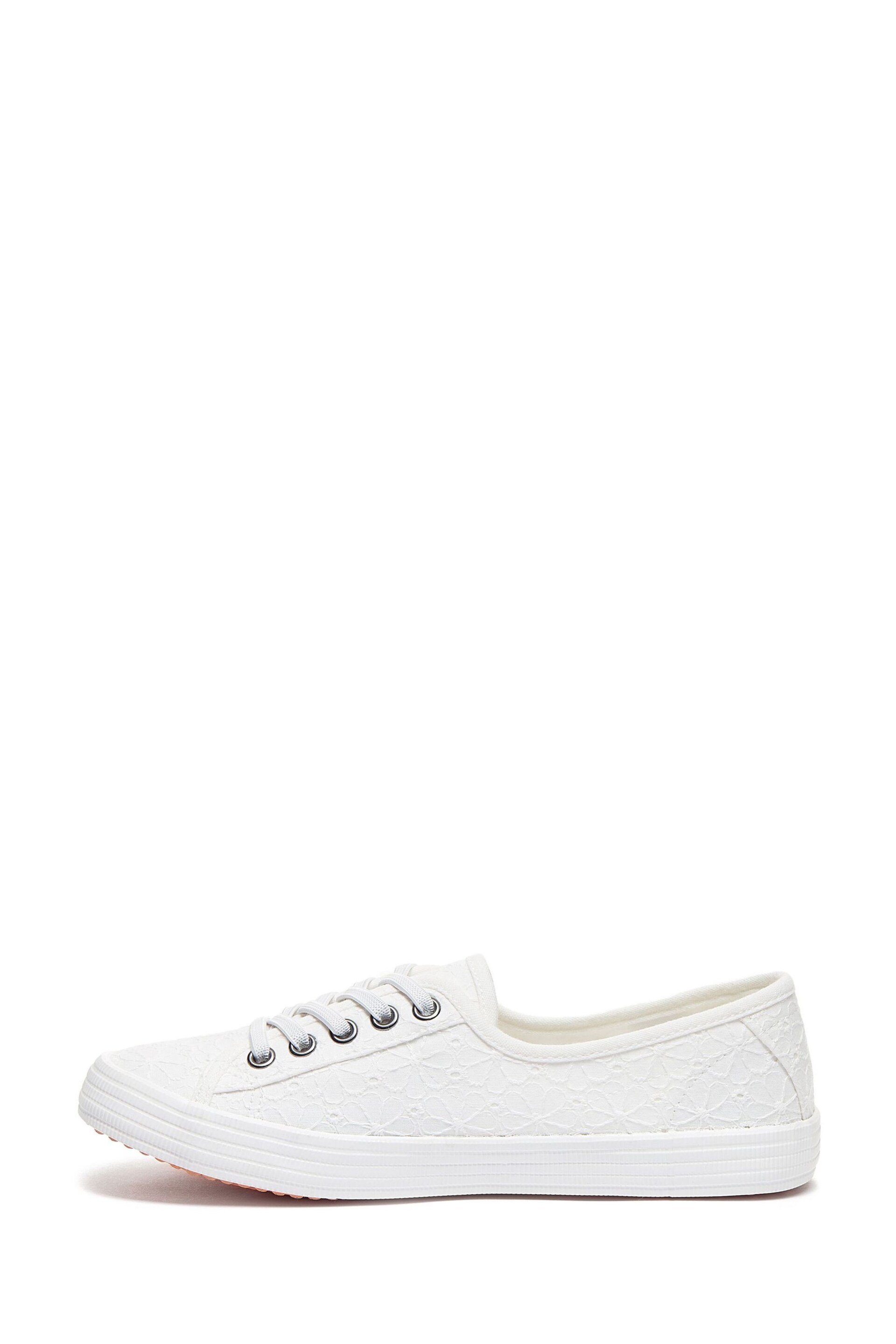 Rocket Dog Chow Chow Elsie Eyelet Cotton Trainers - Image 4 of 4