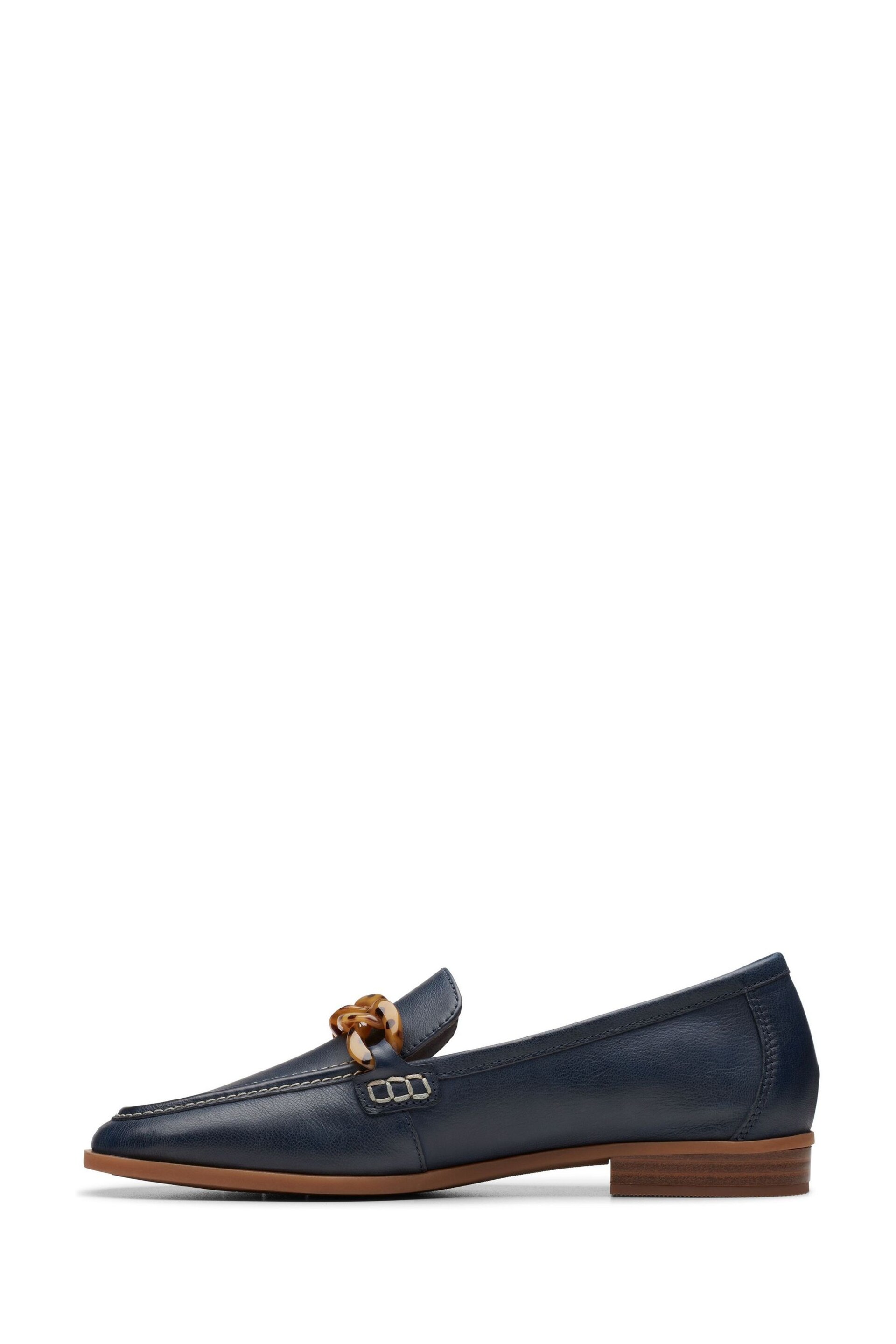 Clarks Blue Leather Sarafyna Iris Shoes - Image 2 of 8