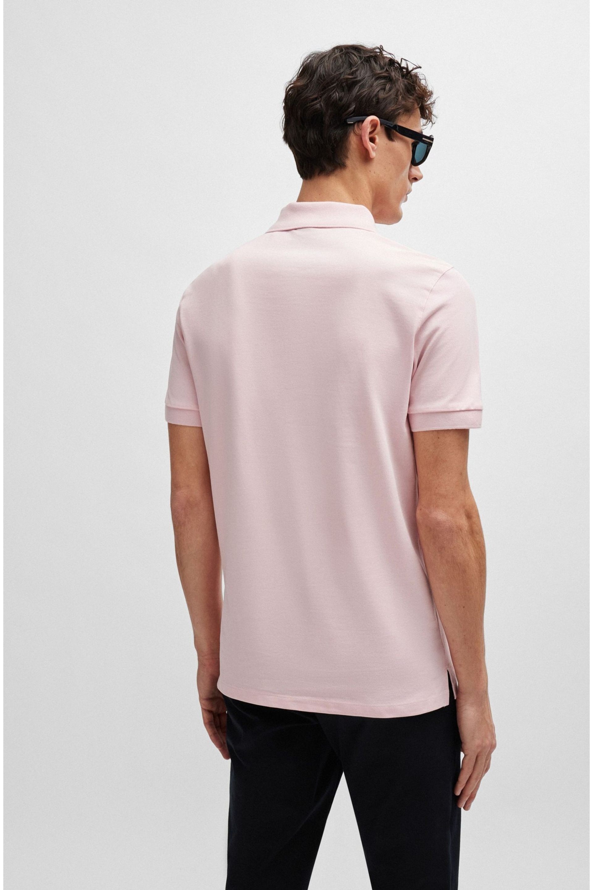 BOSS Pink Pallas Polo Shirt - Image 2 of 5