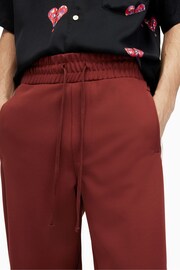AllSaints Red Oren Joggers - Image 5 of 7