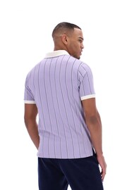 Fila Purple Brett Double Stripe Bb1 Polo Shirt - Image 4 of 4