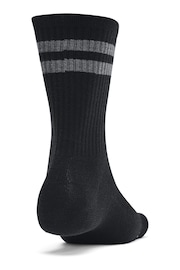 Under Armour Black Essentials Crew Socks 3 Pack - Image 3 of 4