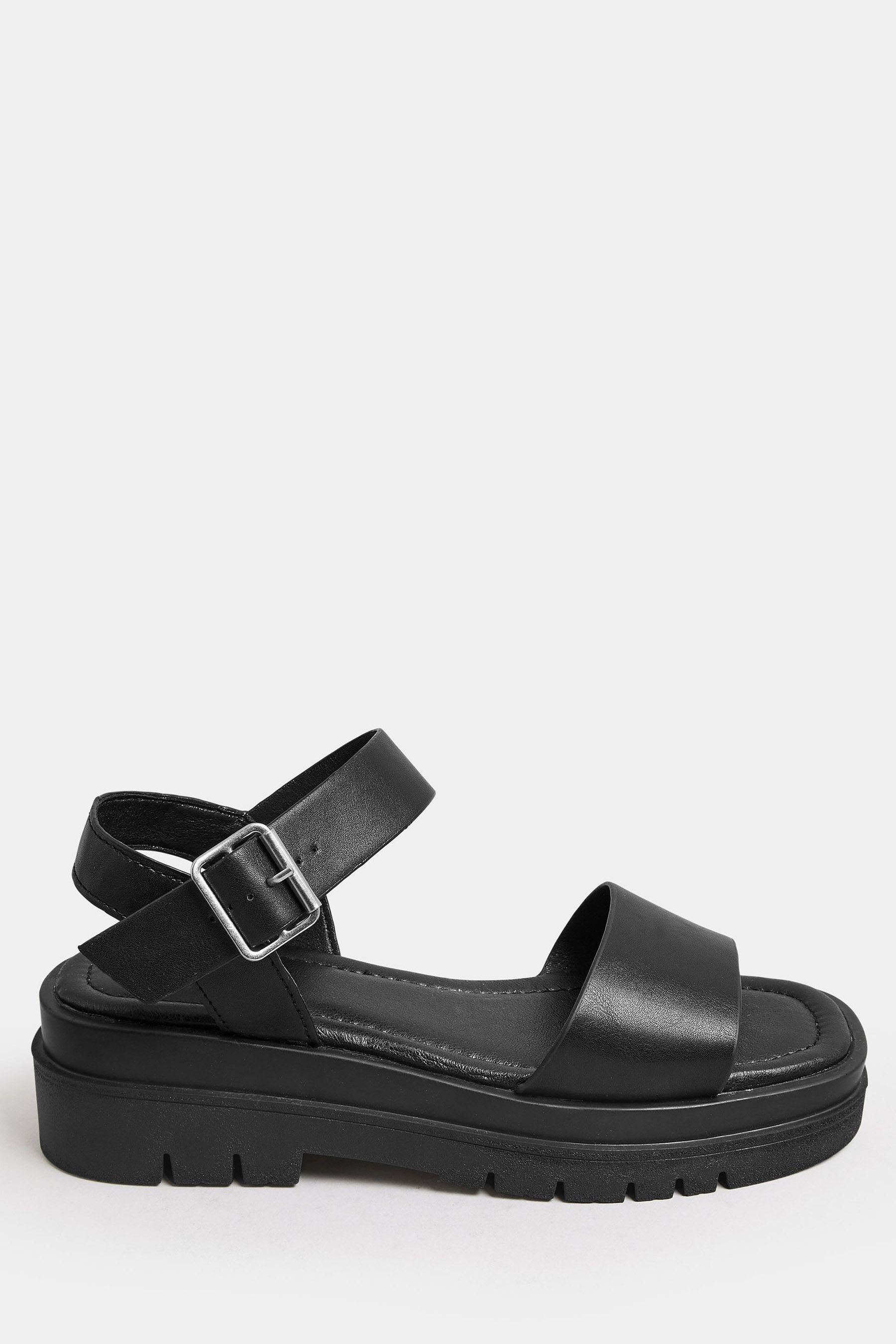 Next black sandals wide fit clearance