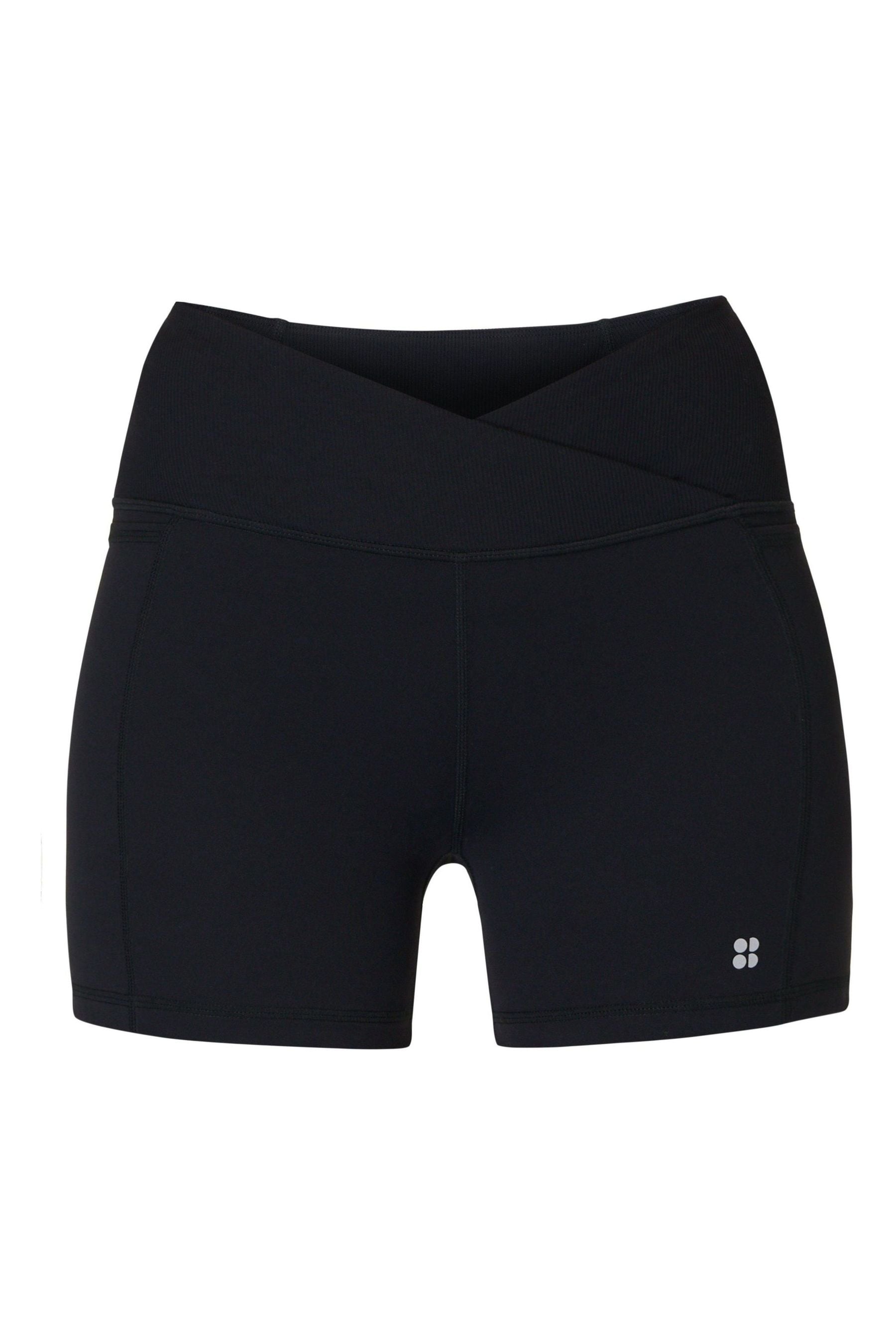 Buy Sweaty Betty Black Super Soft Ultra Lite Wrap Yoga Shorts from Next Canada