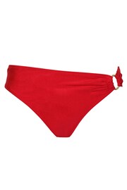 Pour Moi Red Samoa Ring Detail Bikini Bottoms - Image 3 of 5