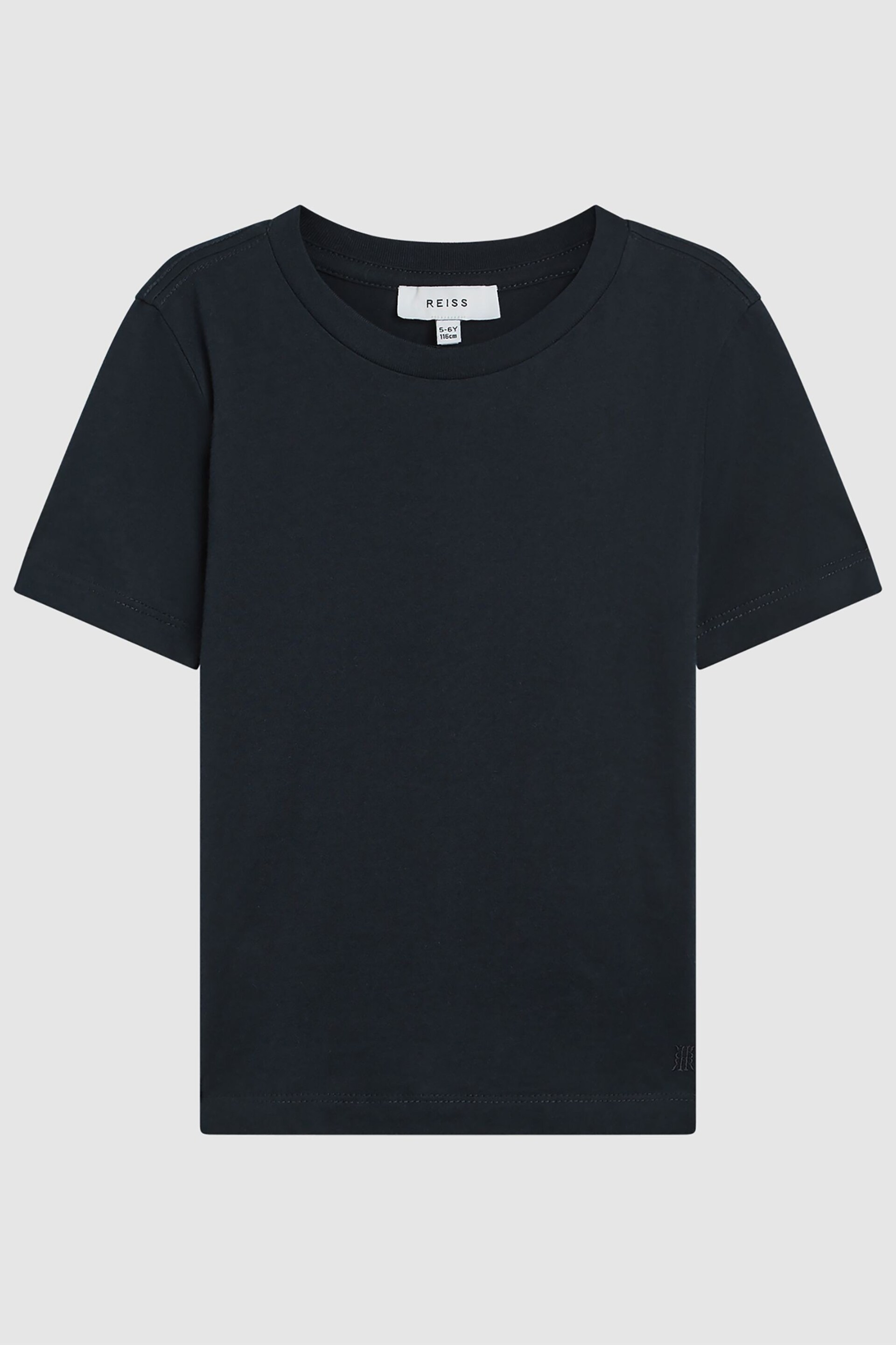 Reiss Navy Bless Senior Crew Neck T-Shirt - Image 2 of 7