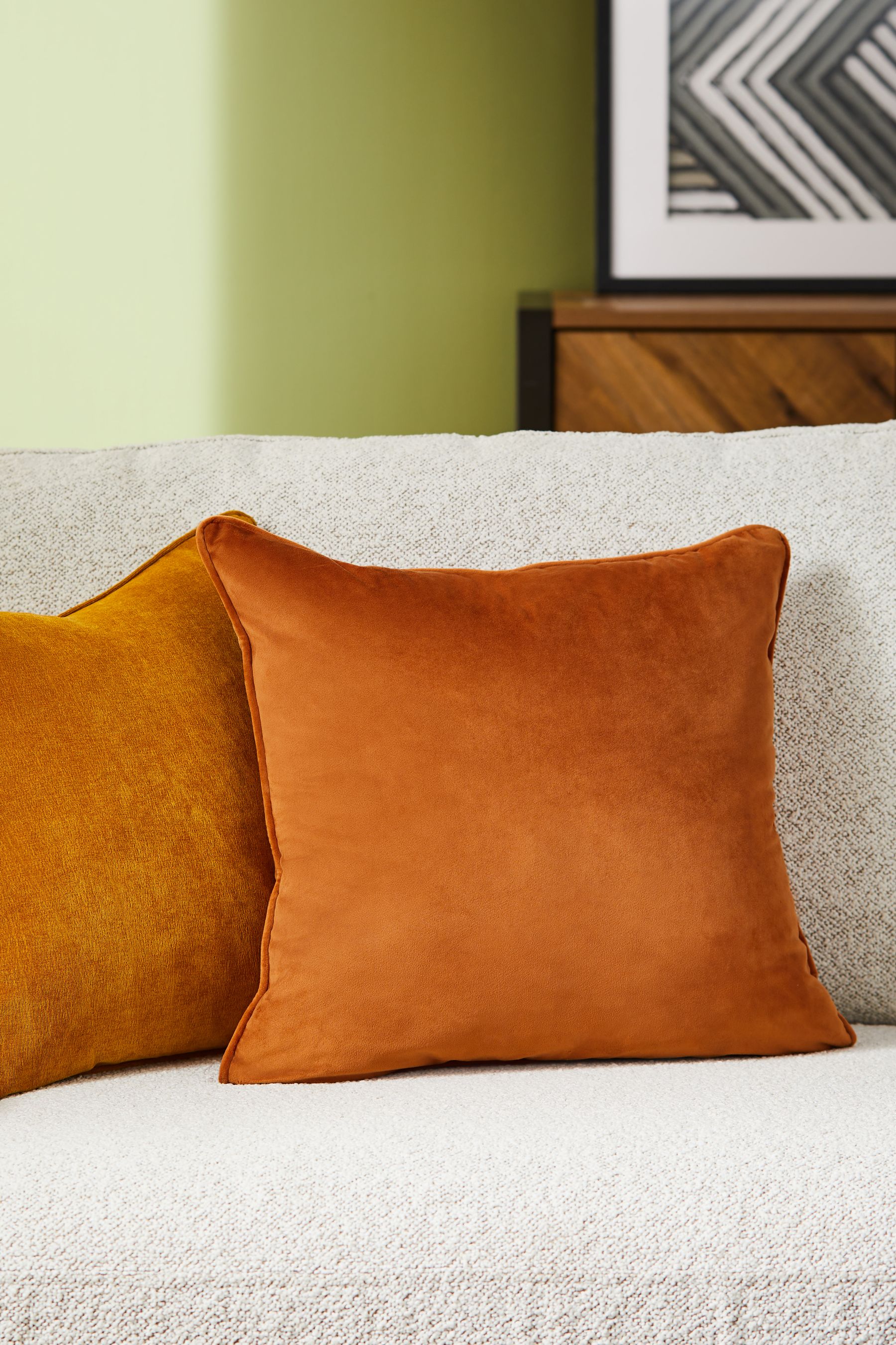 Light orange cushions store