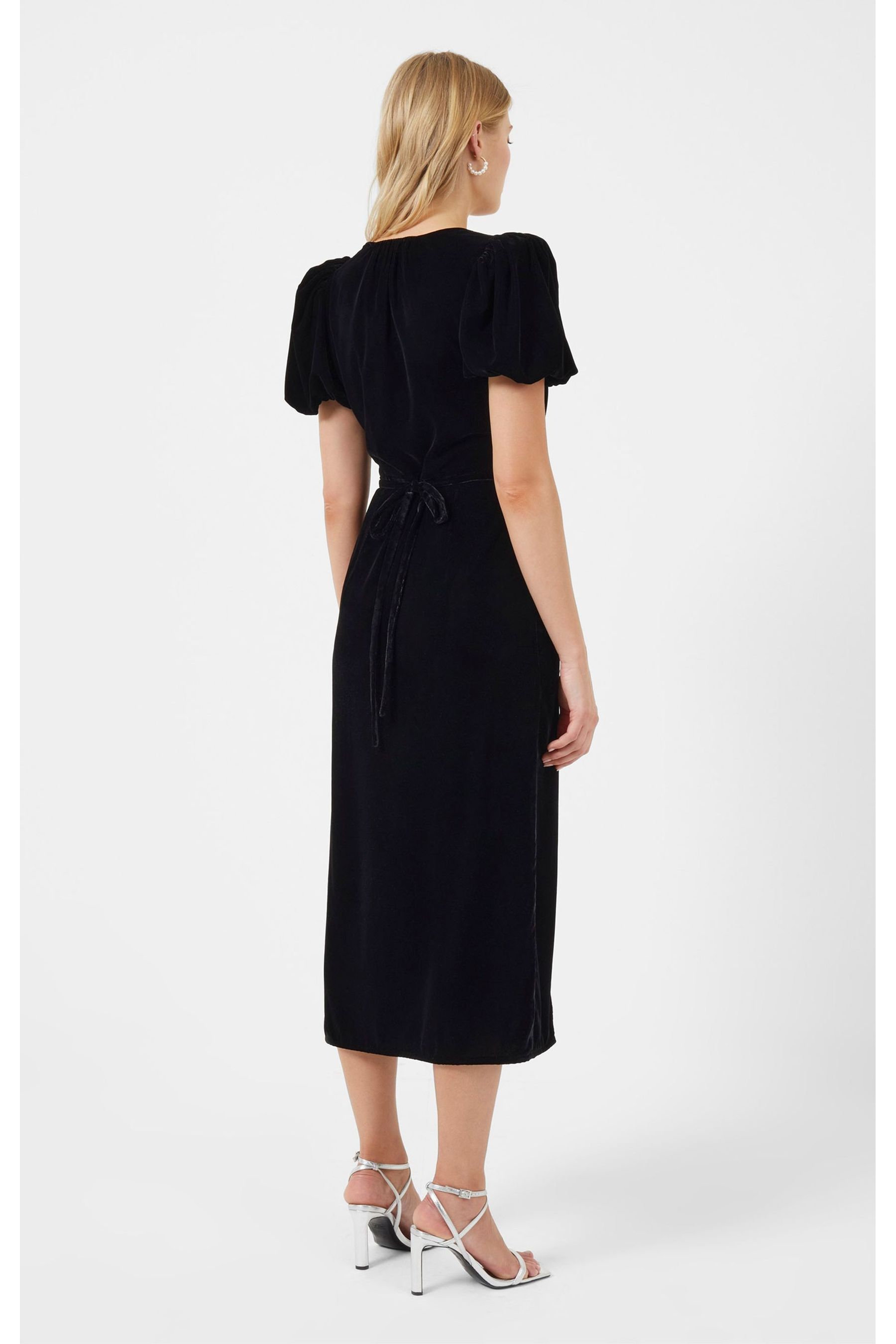 French connection black velvet dress shop