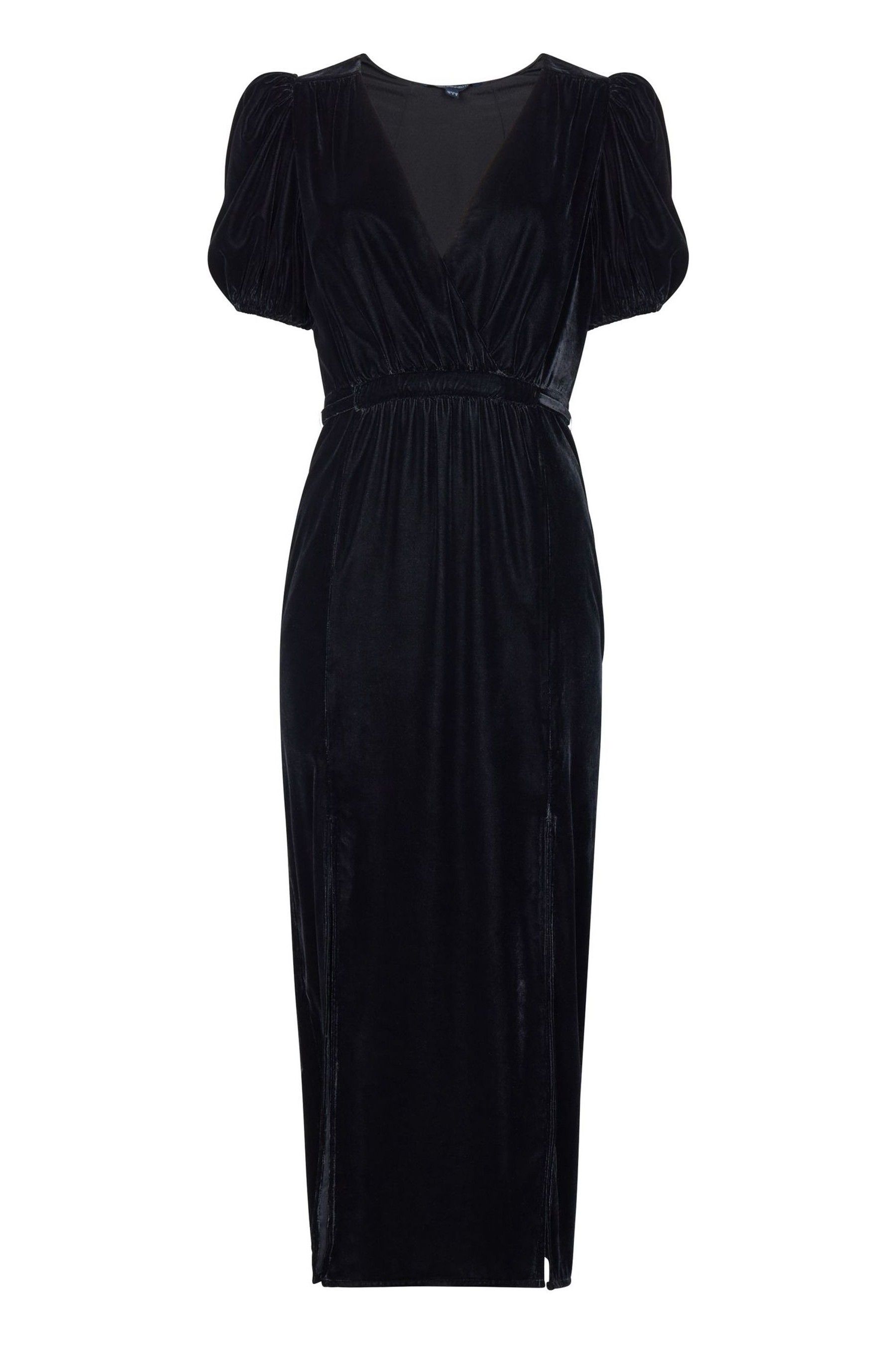 French connection black velvet dress 2025
