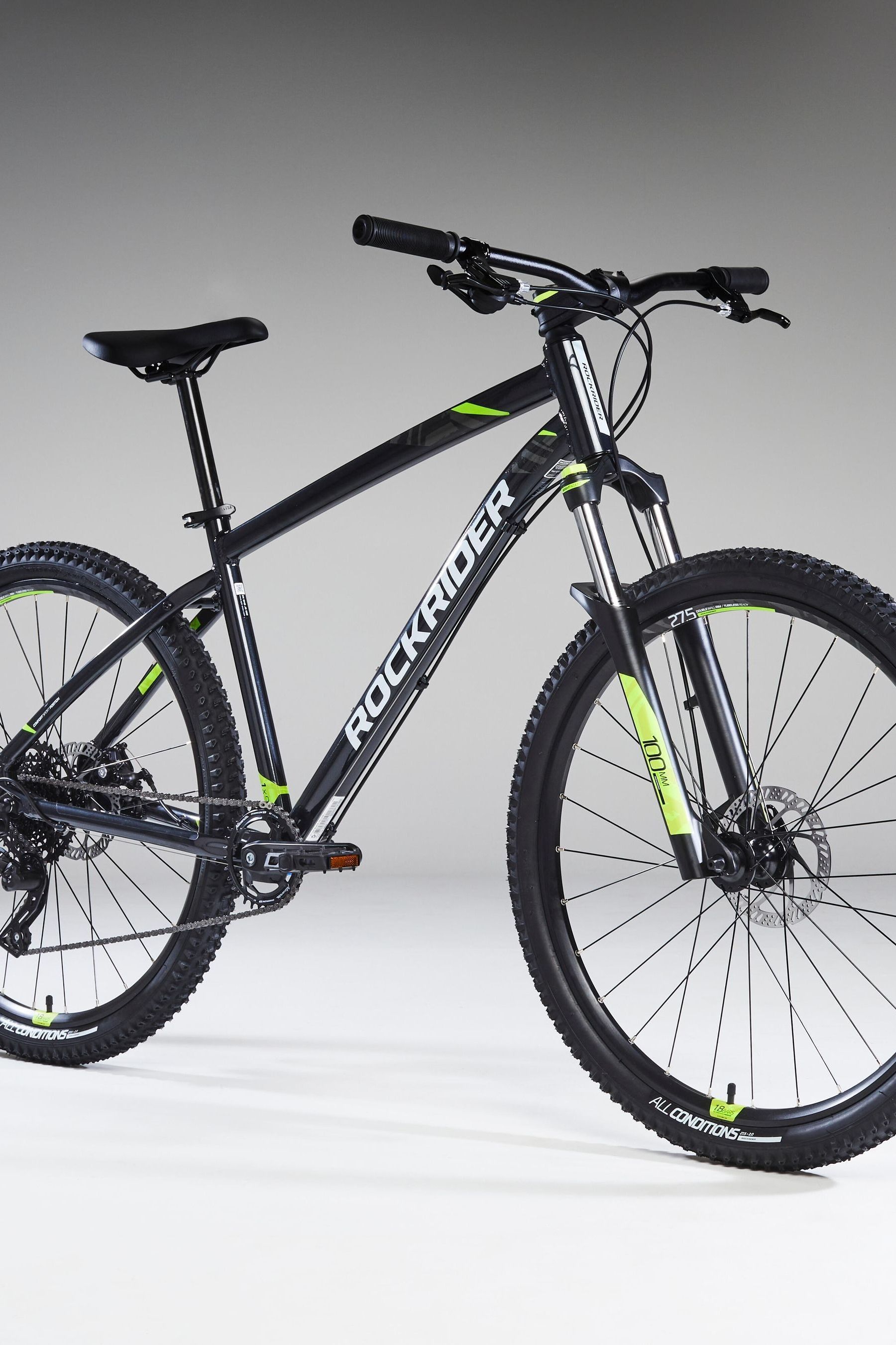 Buy Decathlon Black 27.5 Inch Mountain Bike Rockrider St 530 Mdb from the Next UK online shop