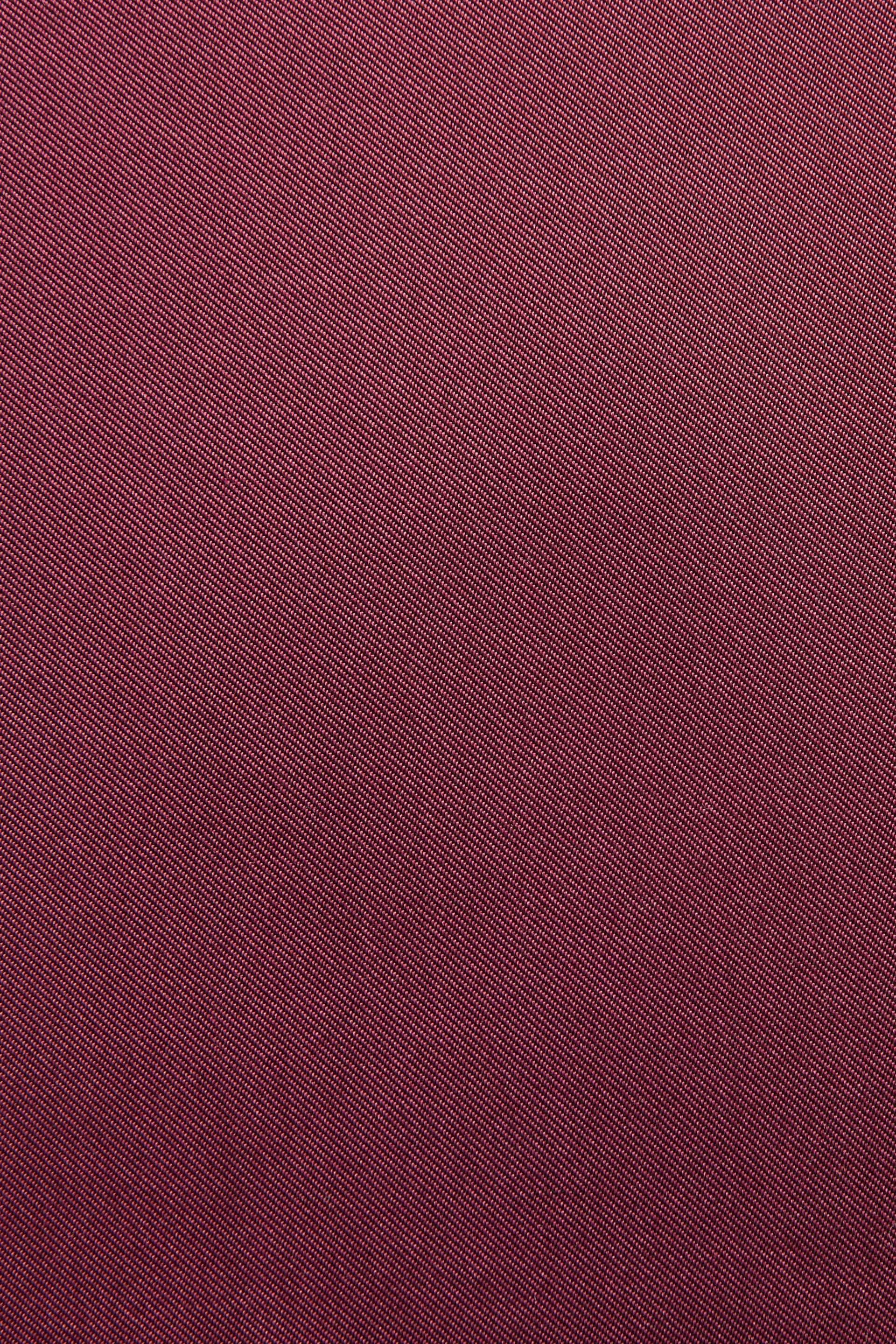 Burgundy Red Silk Tie And Pocket Square Set - Image 5 of 5