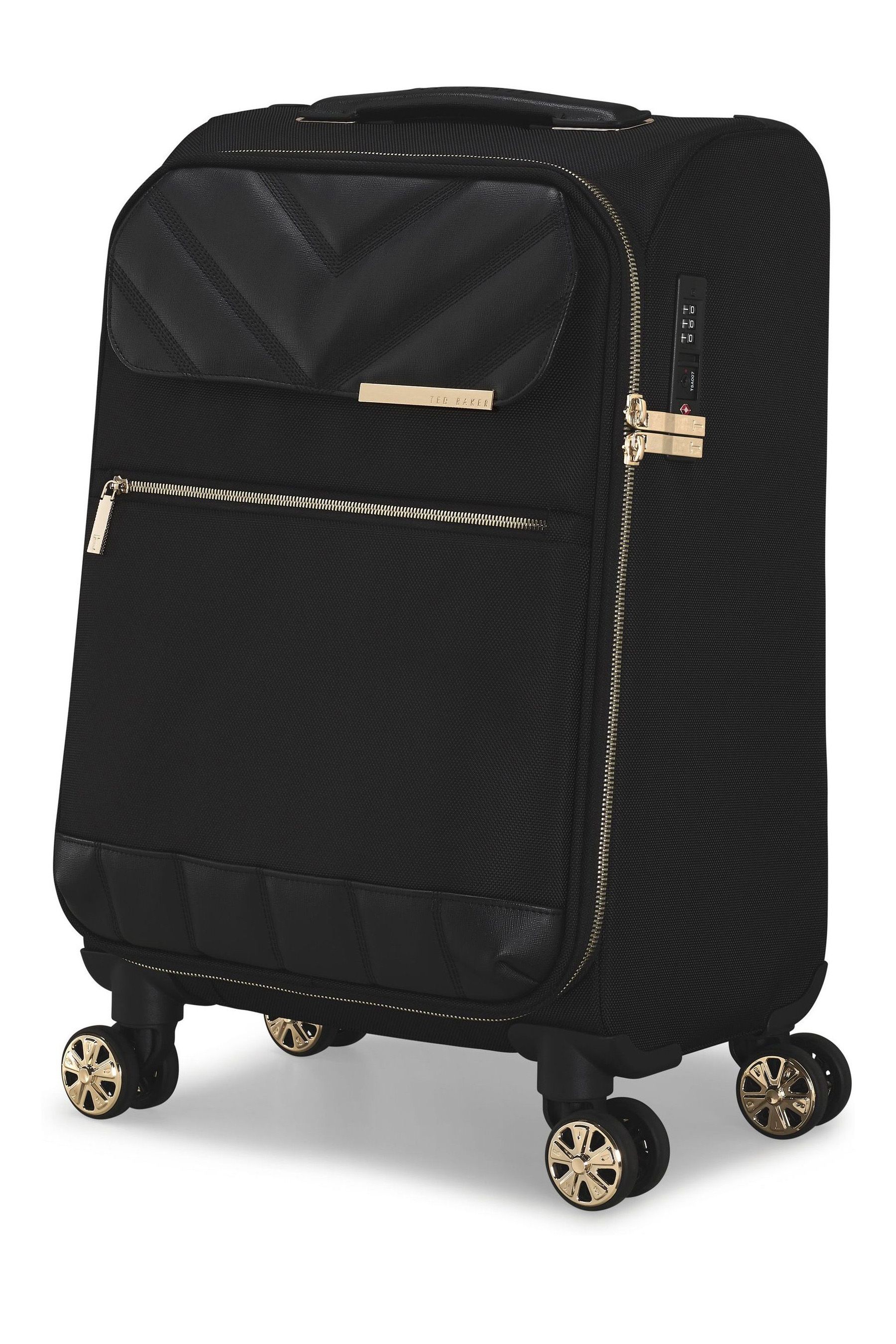 Ted baker black suitcase outlet