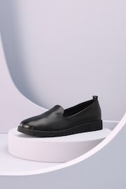 Black Forever Comfort® With Motionflex Leather Slip-On Shoes - Image 2 of 6