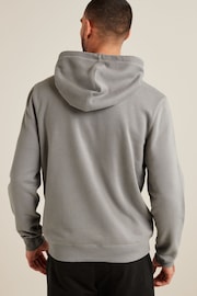 Pale Grey Zip Through Hoodie - Image 2 of 5