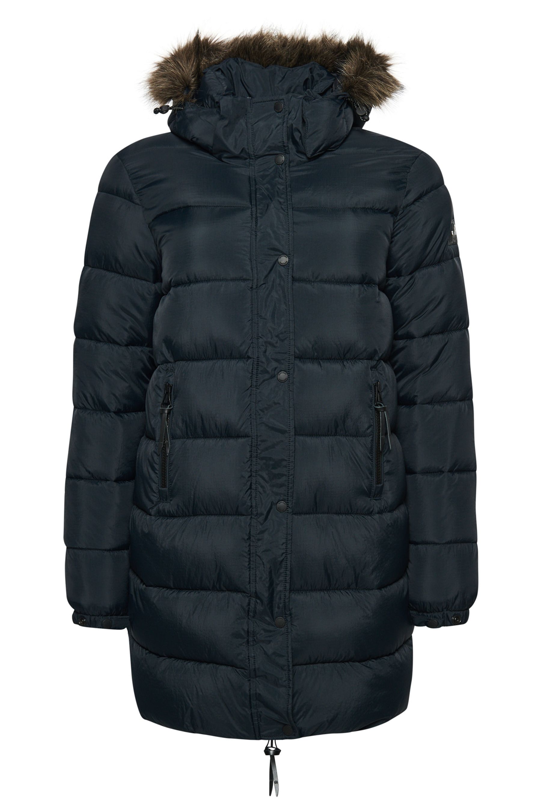Buy Superdry Black Vintage Super Fuji Padded Coat from Next Luxembourg
