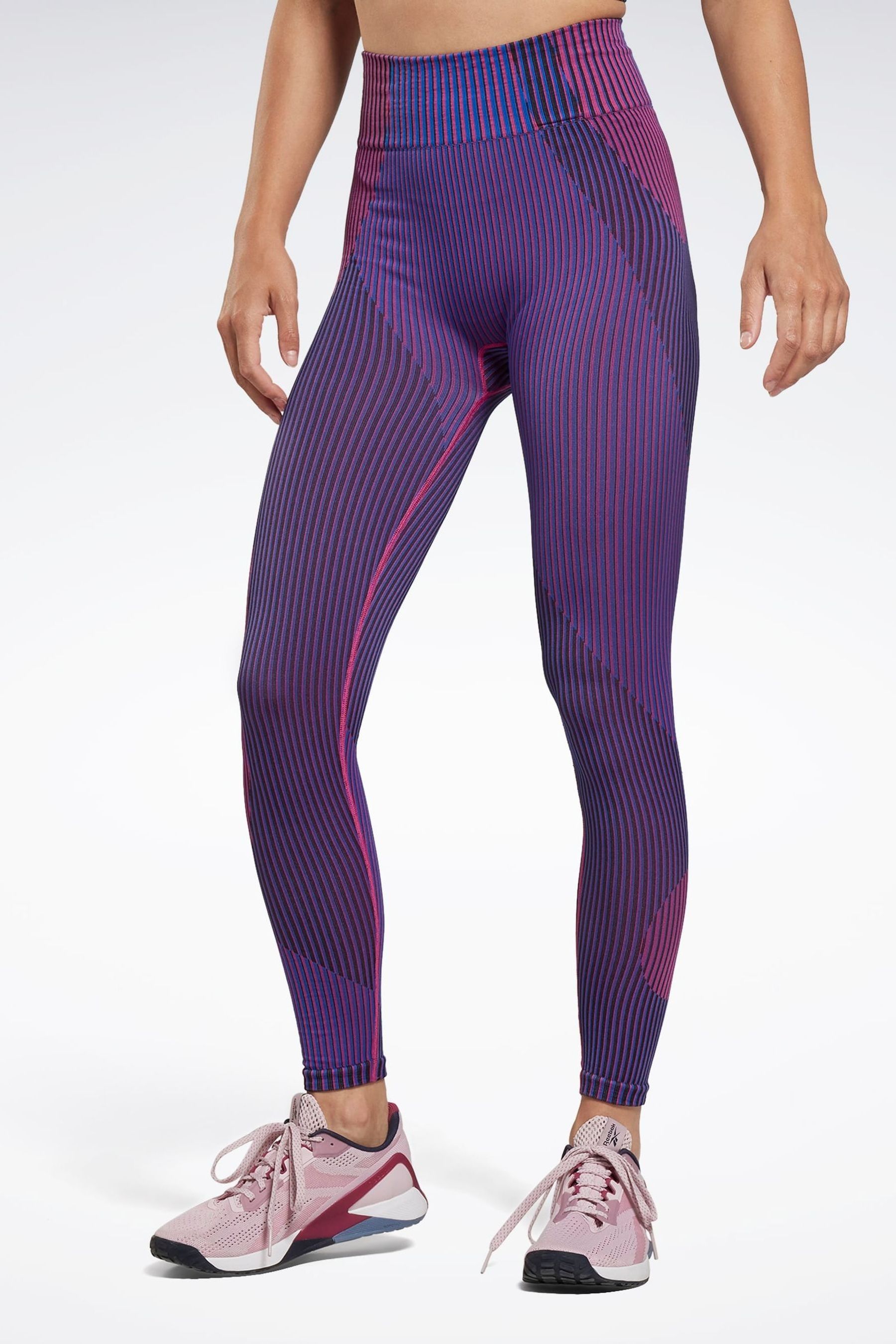 Buy Reebok Blue United By Fitness Myoknit Seamless Leggings from Next Austria