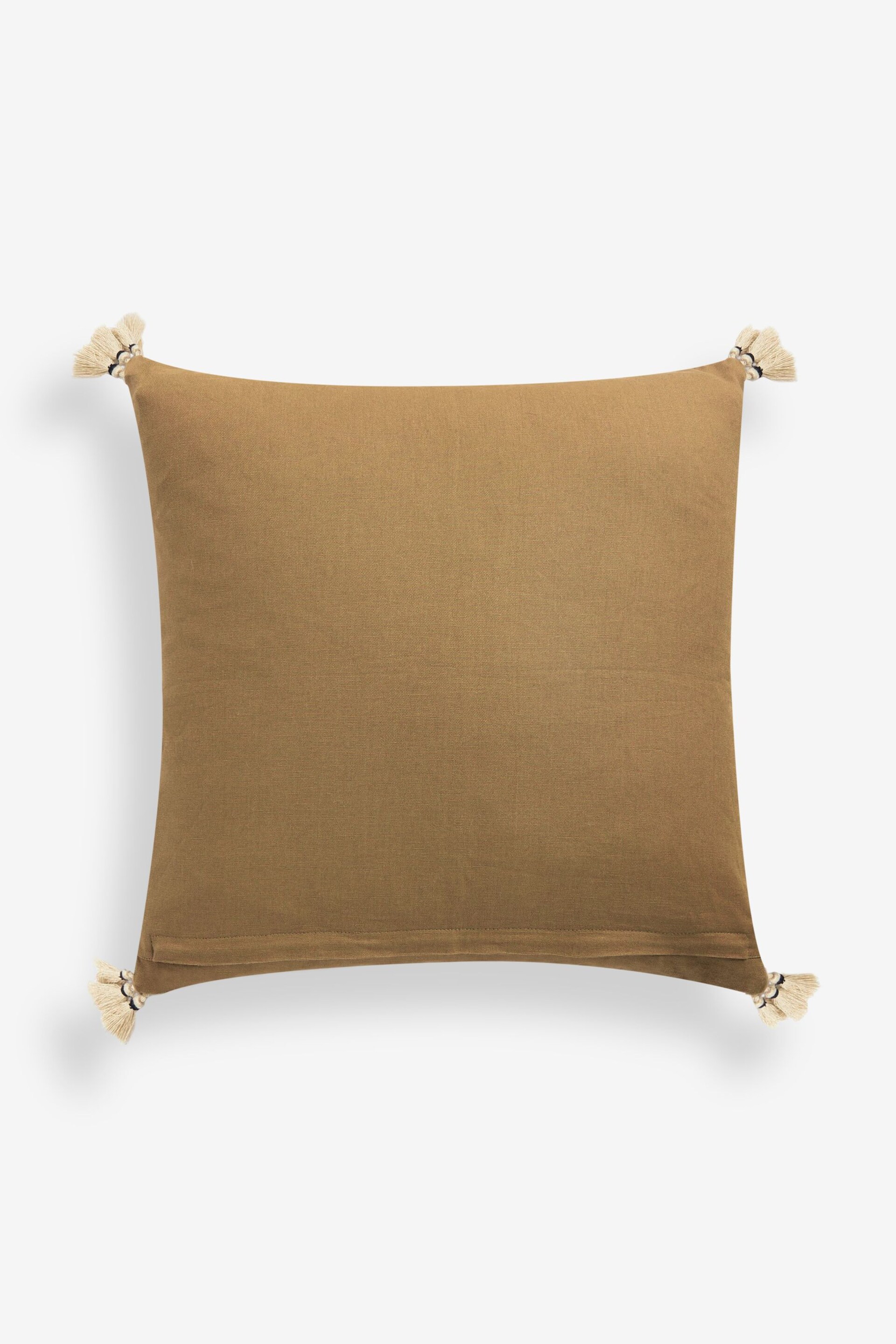 Natural 50 x 50cm Soft Minimal Abstract Cushion - Image 5 of 6