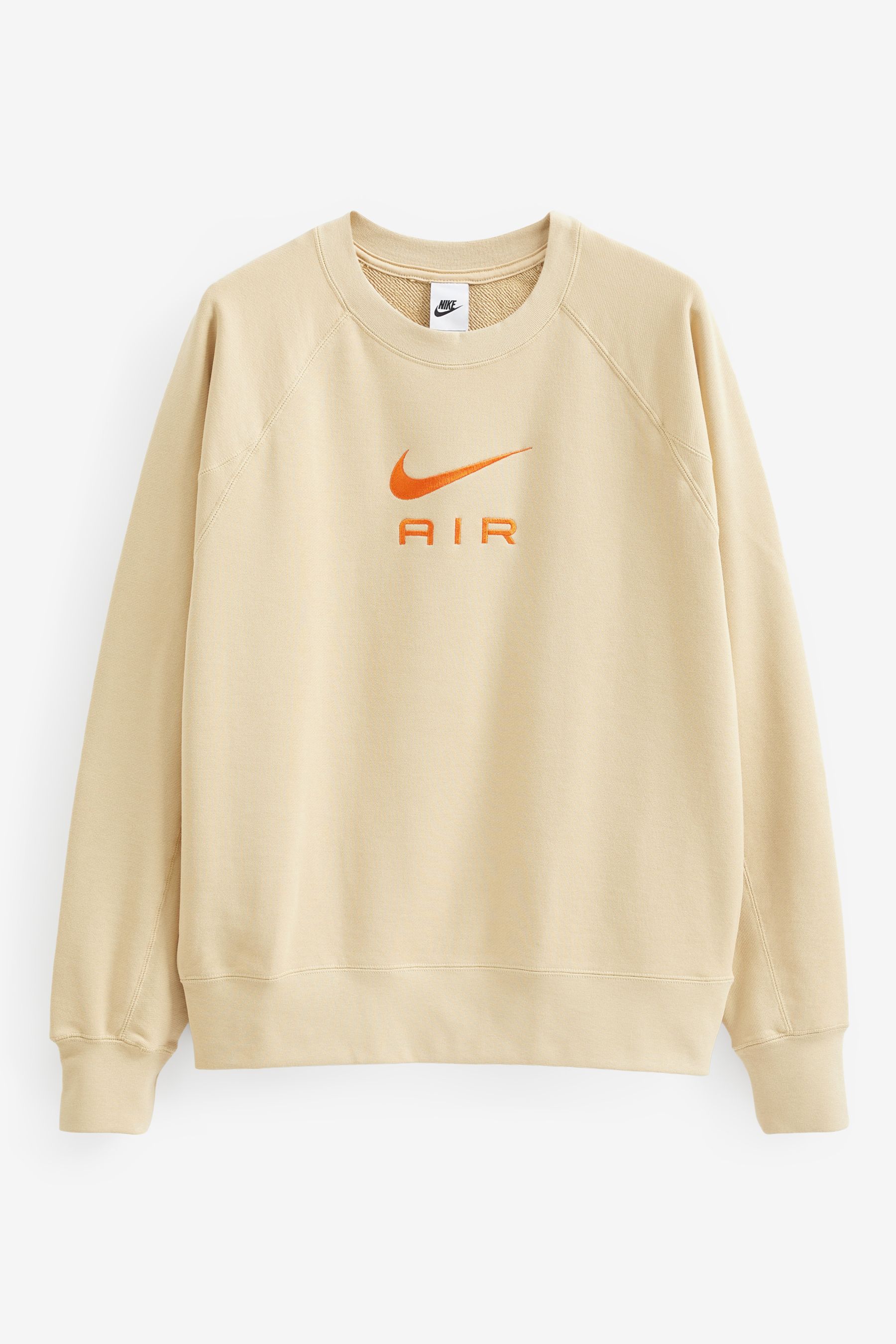 Nike air sweatshirt yellow on sale