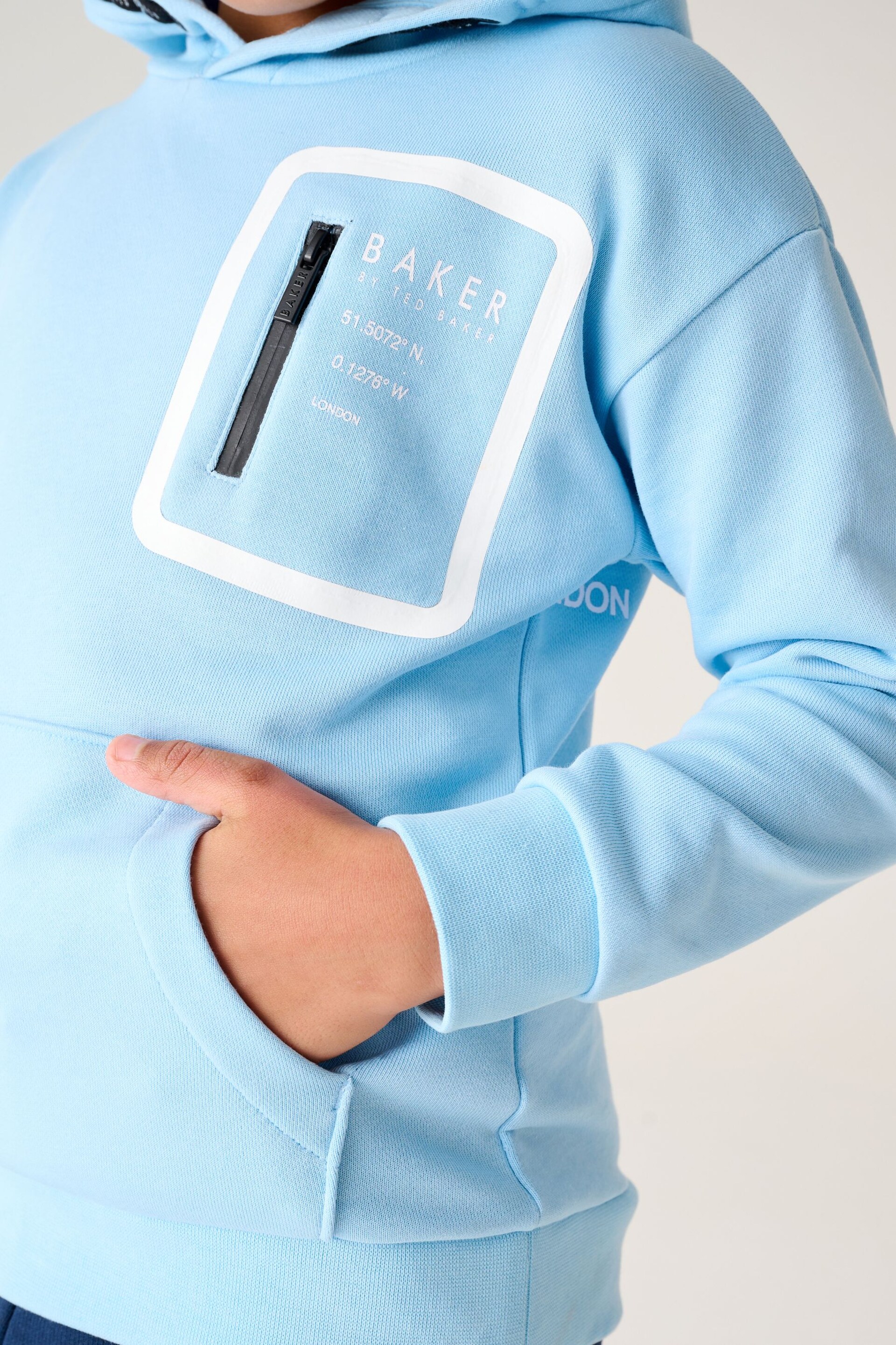 Baker by Ted Baker Graphic Hoodie - Image 4 of 9